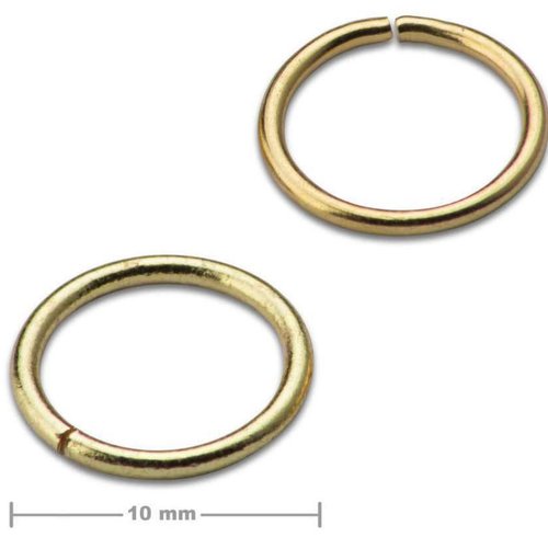 La connexion de l'anneau de 10mm d'or 10 pièces dans un pack ko11460 sku-47716