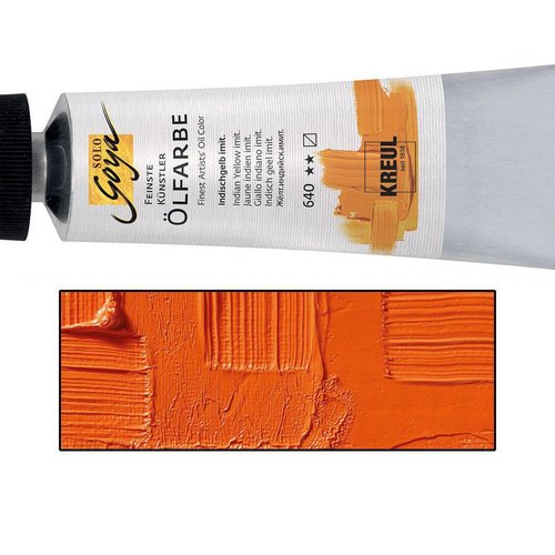 Peinture à l'huile solo goya cadmium orange dans un tube de 55 ml ck33600 sku-47322