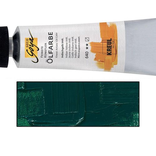 Peinture à l'huile solo goya viridian green dans un tube de 55 ml ck33624 sku-47352