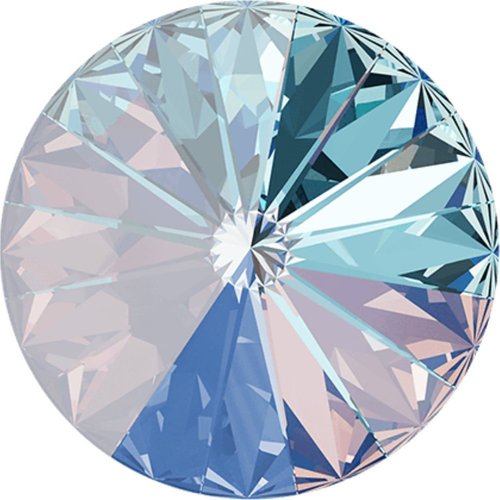 2pcs cristal océan delite 001l143d rond rivoli verre de cristaux bleu swarovski 1122 pierre chatons  sku-49152