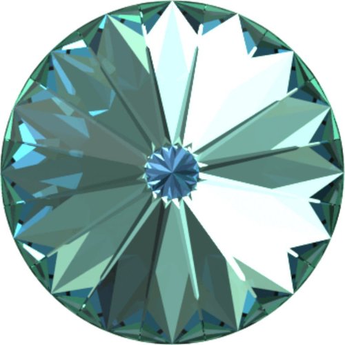 2pcs crystal bermuda blue 001bb rond rivoli verre de cristaux vert swarovski 1122 pierre chatons str sku-49165