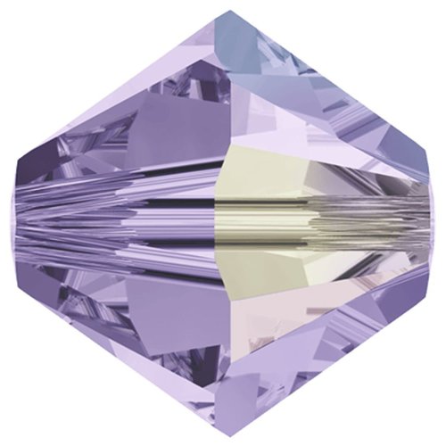 48pcs violet aurore boréale ab 371ab xilion bicone verre de cristaux de swarovski 5328 de perles à f sku-49299