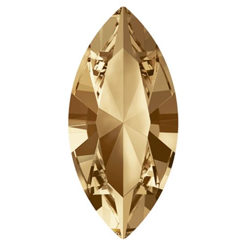 8pcs crystal golden shadow 001gsha xilion navette de pierre de fantaisie en verre de cristaux de for sku-49268