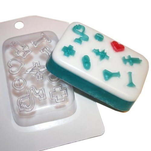 1pc médecin gommages médicaux choses cadeau pour l'infirmière en plastique de savon la fabrication d sku-77014