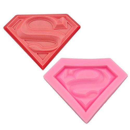 Superman signe de super-héros de marvel en film la 3d en silicone de chocolat savon gâteau fondant l sku-76282