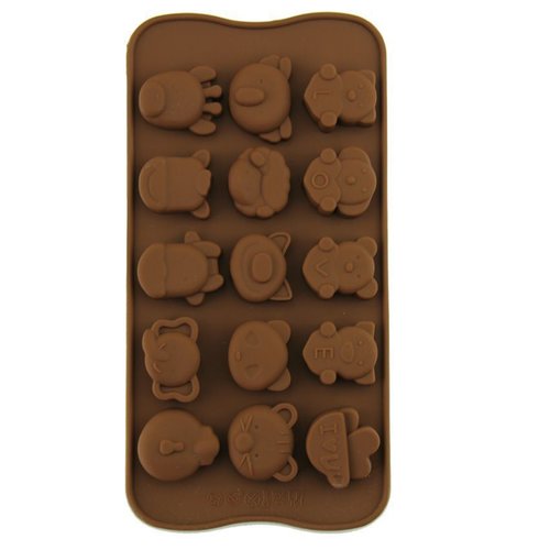 L'amour des animaux 3d en silicone de chocolat savon gâteau fondant glace bonbons à la gelée moule à sku-76304