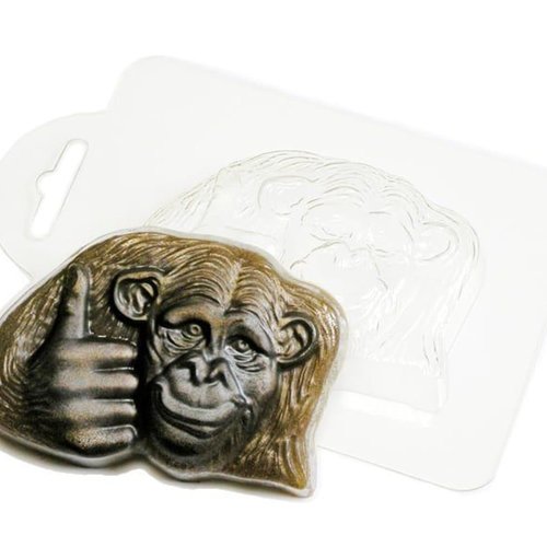 1pc gorille des animaux de la jungle en plastique de savon la fabrication du chocolat de gypse moule sku-76504