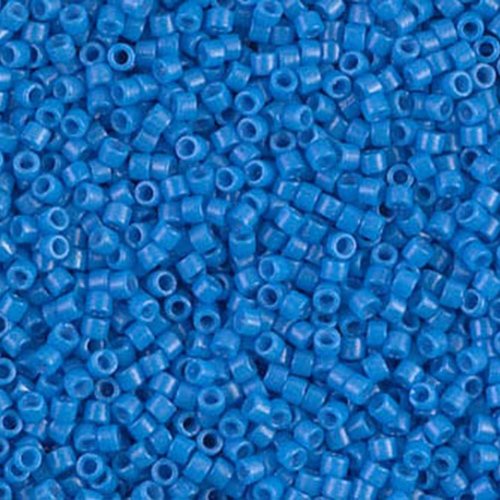 5g duracoat opaque delphinium delica 11/0 verre bleu japonaises miyuki perles de rocaille db-2134 cy sku-110605