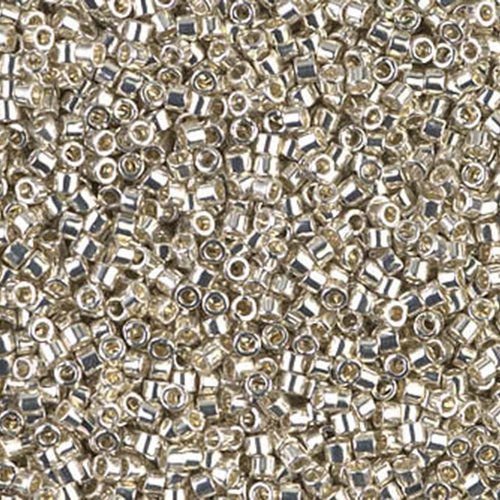 5g galvanisé argent delica 11/0 verre métallique japonaise miyuki perles de rocaille db-0035 cylindr sku-110614