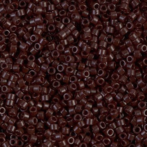 5g opaque brun chocolat delica 11/0 de verre japonaises miyuki perles de rocaille db-0734 cylindre r sku-110591