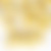 20pcs picasso miel blanc lustre rond en forme de larme verre tchèque perles rondes de de de 9mm x 6m sku-49407