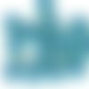 20pcs picasso turquoise bleu foncé patine de lavage à plat pièce rond de fleurs d'anémone focal pend sku-49380