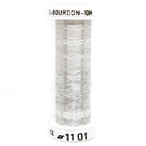 1 bobine de lumière argentée 1101 metallics bourdon au ver a soie la française métallique fil de bro sku-121575