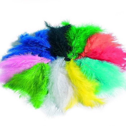 La couleur de la plume - de 10 à 20 cm de mélanger les couleurs - 100g folia bringmann sku-116734