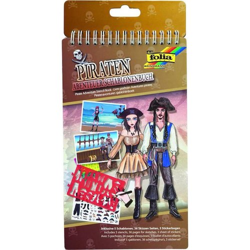 Livre avec des modèles - les aventures de pirates peu folia bringmann sku-117148