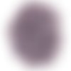 50pcs opaque lustre lilas croissant de verre tchèque violet czechmates camarades de perles de rocail sku-112531