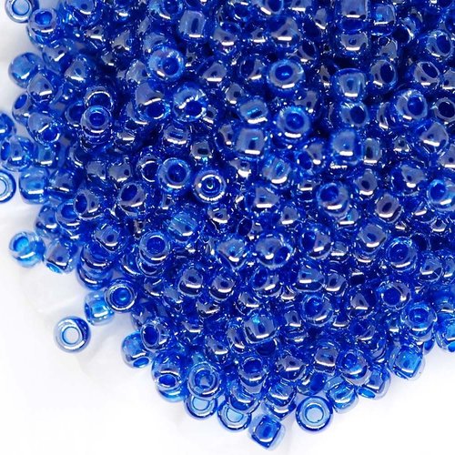 10g à l'intérieur de la lumière de couleur saphir opaque bleu foncé rond verre japonais toho perles  sku-111040