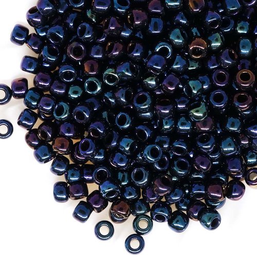 10g métallique nébuleuse bleu violet rond en verre japonais toho perles de rocaille 11/0 tr-11-82 2. sku-111013