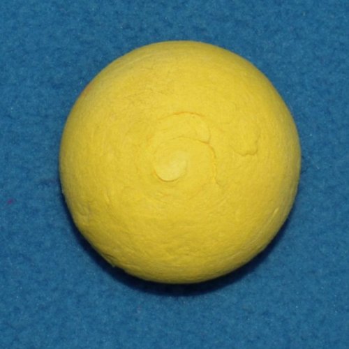 10pcs jaune tour de l'hémisphère du coton filé tchèque fimo visage formulaire vierge en forme de dôm sku-132842