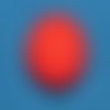 10pcs rouge tour de l'hémisphère du coton filé tchèque fimo visage formulaire vierge en forme de dôm sku-132843