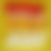 25pcs jaune rouge mix tour de filé de coton tchèque perles en pâte fimo forme vide décor à la maison sku-132853