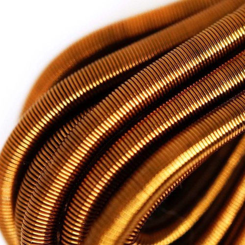 10g de bronze or rond lisse de cuivre à la main broderie française fine du fil métallique orfèvrerie sku-133201