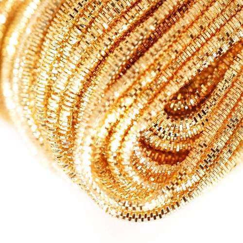 10g royal ronde en or lingots spirale de cuivre à la main broderie française fine du fil métallique  sku-133260