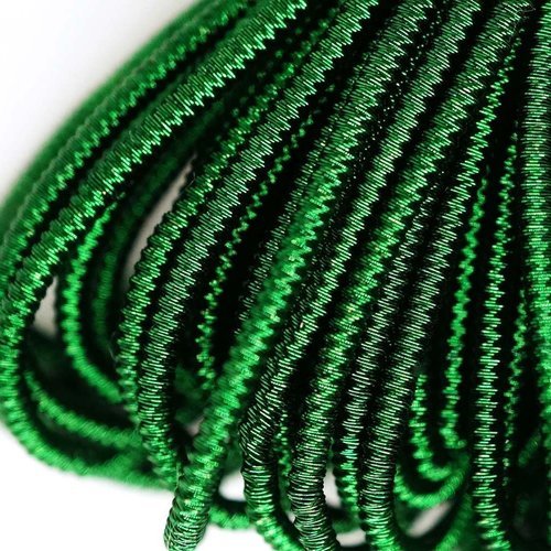 10g vert foncé rond spirale de cuivre à la main broderie française fine métallique coupe-fil orfèvre sku-133328