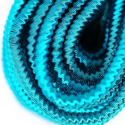 10g aqua bleu rond spirale de cuivre à la main broderie française fine métallique coupe-fil orfèvrer sku-133333