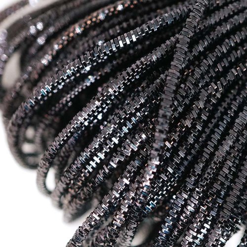 10g rond noir lingots spirale de cuivre à la main broderie française fine du fil métallique orfèvrer sku-133242