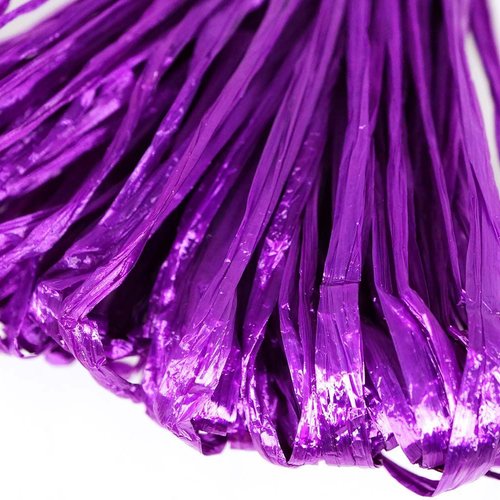 5m violet perle plate raphia bande en nylon de broderie à la main en fil d'orfèvrerie luneville tamb sku-133604
