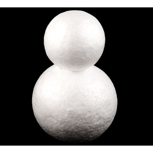 1pc hite bonhomme de neige en polystyrène 12x18cm le thème de noël des fournitures d'artisanat décor sku-71908