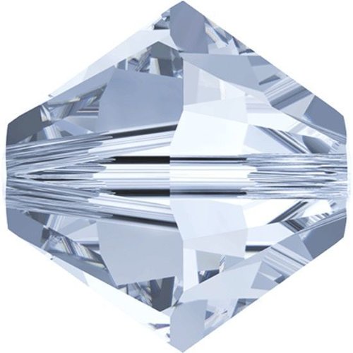 48pcs crystal blue shade 001blsh xilion bicone verre de cristaux de swarovski 5328 de perles à facet sku-135627