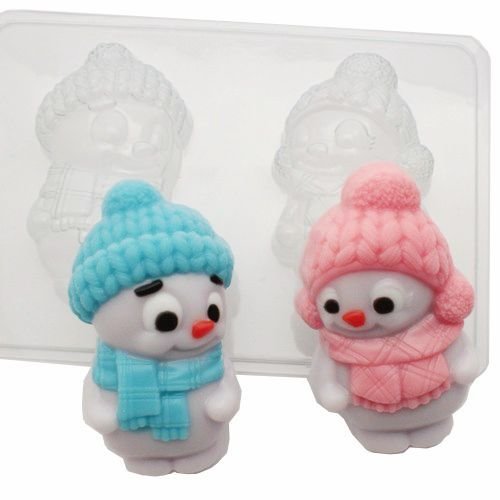 1pc deux bonhommes de neige pour bébé fille garçon de bonhomme de de noël de ornement en plastique d sku-78029