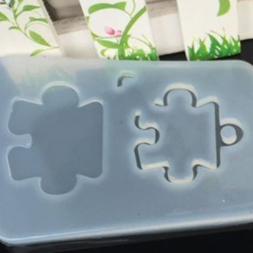 Puzzle pendentif 1 liquide shaker charme 3d en silicone de chocolat savon gâteau de cire la gelée de sku-79116
