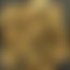 25pcs de la feuille d'or en laiton coudre sur les feuilles pendentifs bijoux broderie à la main orfè sku-133761