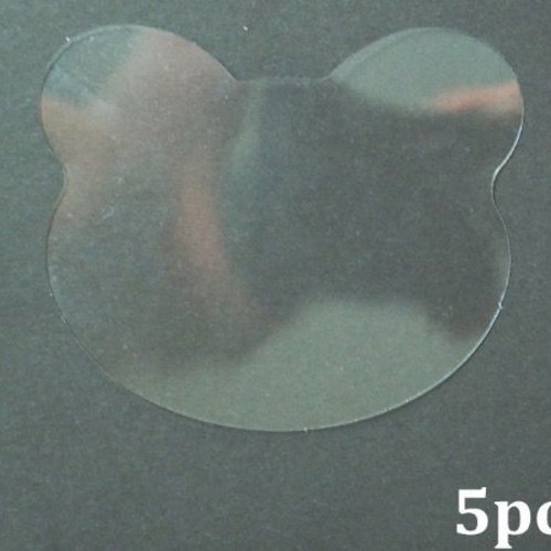 5pcs ours en peluche animal film liquide shaker en plastique pour la 3d en silicone pendentif uv rés sku-245756