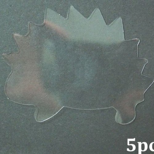 5pcs hérisson animaux film liquide shaker en plastique pour la 3d en silicone pendentif uv résine ép sku-245757