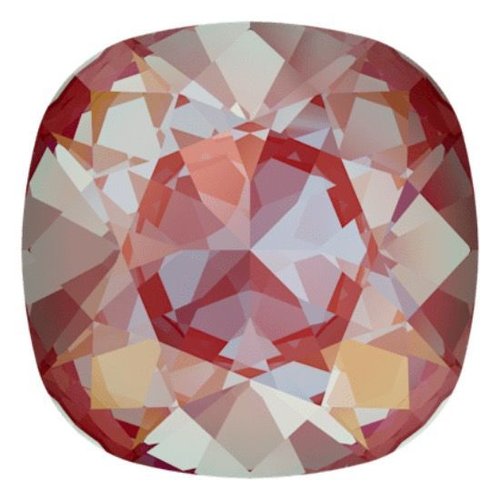 2pcs cristal rouge royal delite 001l107d coussin carré de pierre de fantaisie en verre de cristaux d sku-146311
