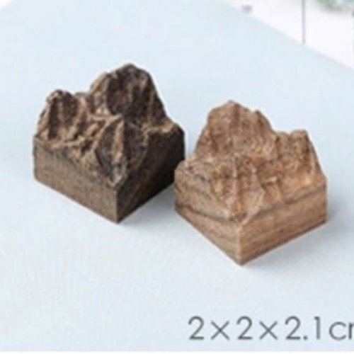 1pc carré de pâte à bois pendentif en de santal pour la 3d en silicone de bijoux uv résine époxy mou sku-248945