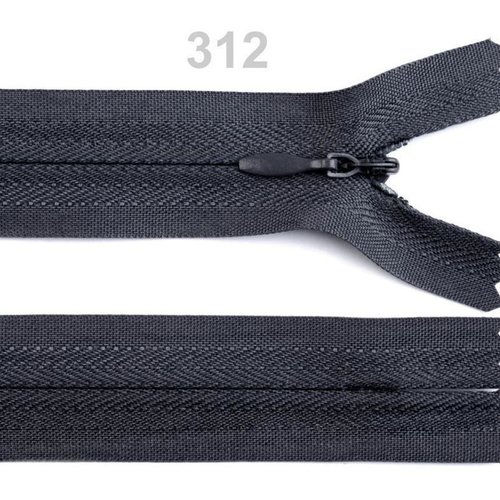 1pc ombre invisible en nylon à fermeture éclair largeur de 3mm longueur 45cm sac notions un sac fair sku-119783