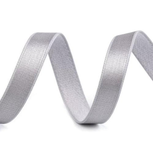 1m gris très clair satin épaule élastique largeur 12mm tricot mercerie sku-53727