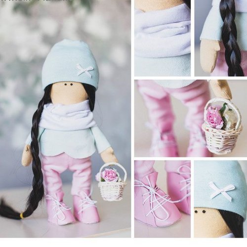 L'intérieur de la poupée linda kit de bricolage de l'artisanat de de l'enfant débutant kit de coutur sku-253797