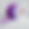5pcs violet rubans de satin ensemble décoration-cadeaux des appliques à coudre accessoires cheveux d sku-253976