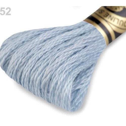 1pc bleu ice light fils de broderie dmc mouliné spécial coton mouline du tricot du crochet de la mer sku-72725