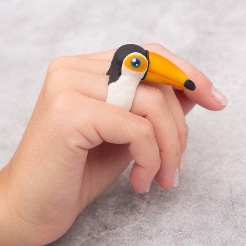 Le toucan anneau d'argile de polymère kit de bricolage de l'artisanat de l'approvisionnement les enf sku-253879