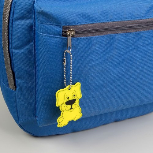 Assortiment de modèles de chien élément réfléchissant sac à dos tag sac à dos porte-clés sac à dos d sku-254329
