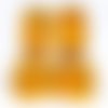 4pcs picasso de soie jaune opale rayé de la pierre de lune ancre nautique de la mer rectangle de la  sku-249240