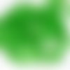 40pcs cristal de feu vert poli entretoise facettes d'olive verre tchèque 6mm x 4mm sku-43301