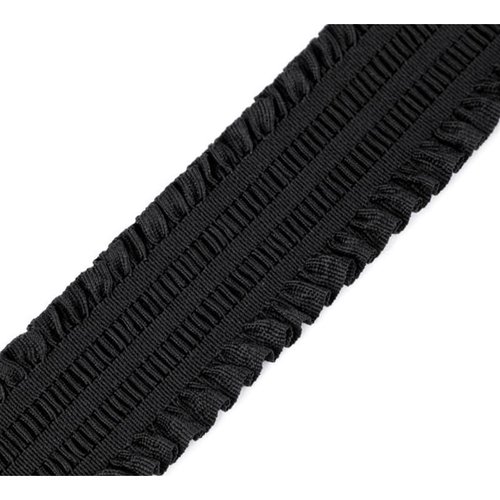 1m ruban élastique noir largeur 40mm plissé bricolage cheveux de l'artisanat le l'arc de fournitures sku-133552